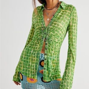 Lucky shirtee free people green